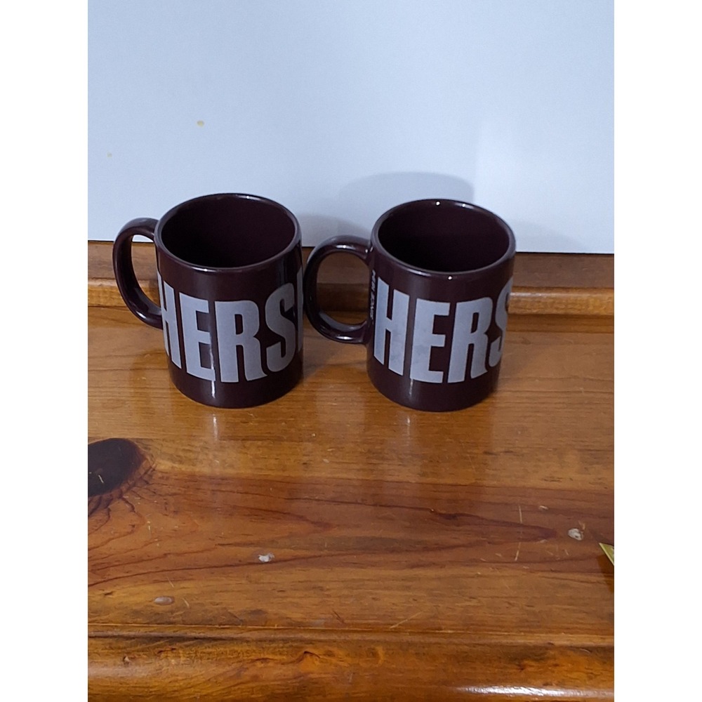 Set‎ of 2 Hershey's 12 oz Coffee/ Hot Chocolate Mugs. Lot Of 2